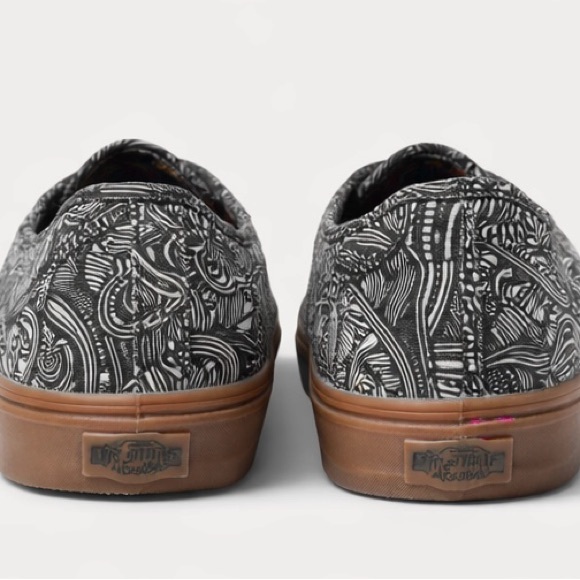 Vans Authentic Custom / Artist Print Canvas Sneakers - Picture 4 of 4